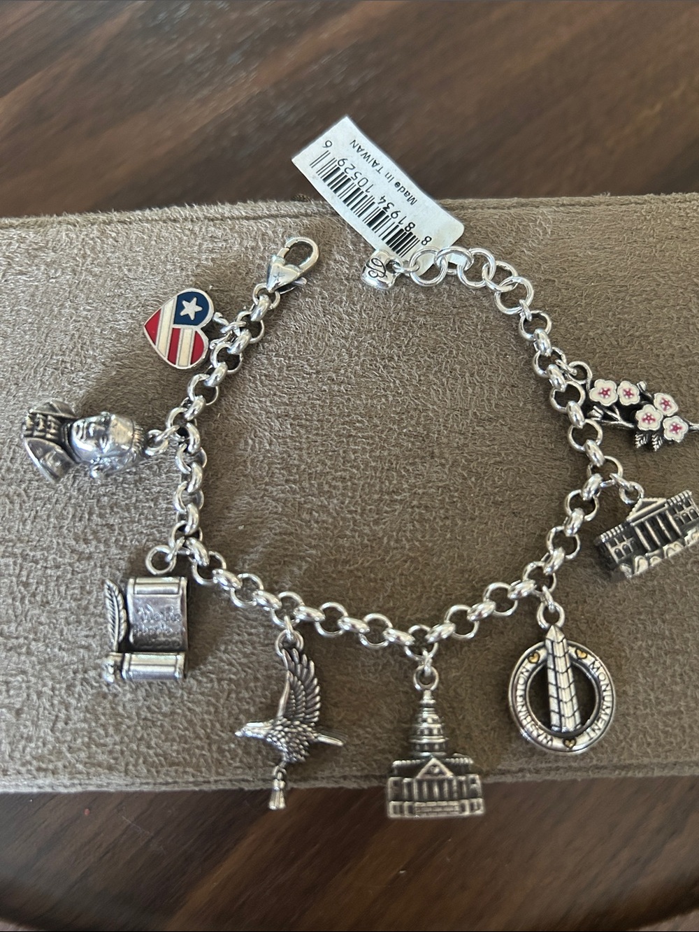 Brighton State Charm Bracelet